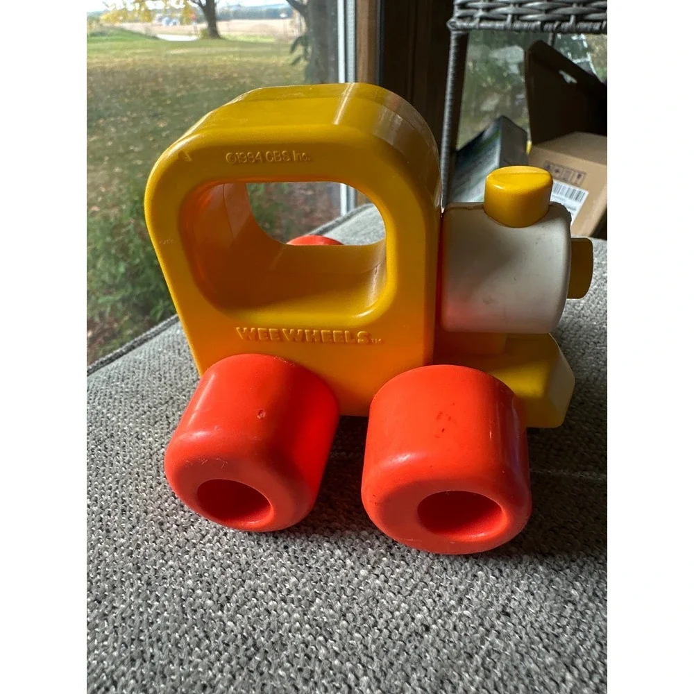 Child Guidance WeeWheels Yellow Orange Toy‎ Car 1994 CBS Vintage Truck